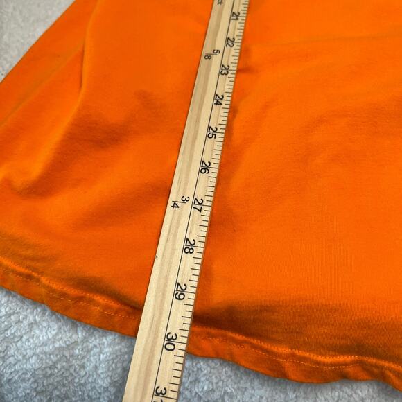 Iltex Women’s Novelty Top Sz XXXL Pumpkin Orange 3/4 Sleeve Stretch Autumn - Picture 5 of 6